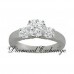 1.65 Ct Women's Round Cut Diamond Engagement Ring 